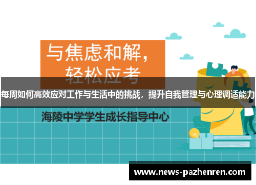 每周如何高效应对工作与生活中的挑战，提升自我管理与心理调适能力